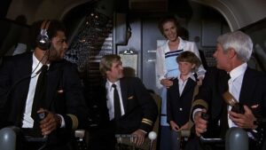 airplane cinematography by joseph f biroc medium close up three shot silhouette artificial light shot 030