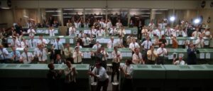 apollo 13 cinematography by dean cundey interior day wide shot two shot backlight fluorescent shot 009