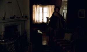 autumn sonata cinematography by sven nykvist interior night medium shot silhouette practical light shot 049