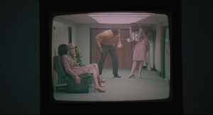 being john malkovich cinematography by lance acord medium wide shot three shot shot 025