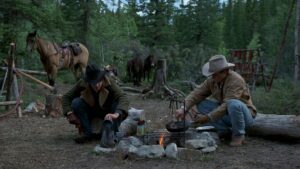 brokeback mountain cinematography by rodrigo prieto day medium shot two shot shot 036