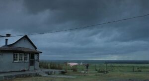 brokeback mountain cinematography by rodrigo prieto exterior day establishing shot overcast shot 049