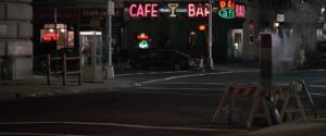 donnie brasco cinematography by peter sova exterior night establishing shot artificial light car shot 043