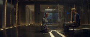 ex machina cinematography by rob hardy interior medium shot artificial light shot 030