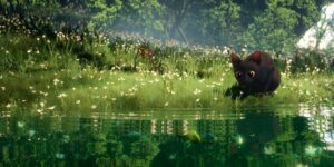 flow cinematography by gints zilbalodis day establishing shot hard light daylight shot 023