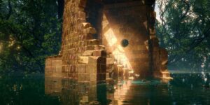 flow cinematography by gints zilbalodis day establishing shot hard light shot 021