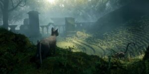 flow cinematography by gints zilbalodis day establishing shot hard light shot 046