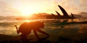 flow cinematography by gints zilbalodis day establishing shot side lighting sunny shot 063