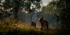 flow cinematography by gints zilbalodis establishing shot artificial light shot 011