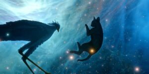 flow cinematography by gints zilbalodis exterior day establishing shot side lighting daylight shot 054