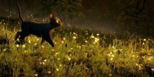 flow cinematography by gints zilbalodis exterior establishing shot shot 044