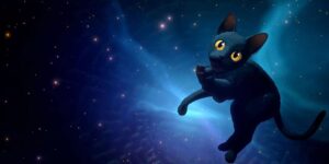 flow cinematography by gints zilbalodis exterior establishing shot silhouette artificial light shot 069