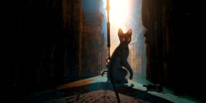 flow cinematography by gints zilbalodis night establishing shot silhouette artificial light shot 047