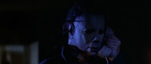 halloween cinematography by dean cundey interior night extreme close up artificial light shot 045