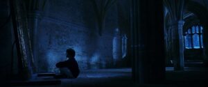 harry potter and the sorcerers stone cinematography by john seale interior night medium wide shot artificial light shot 026