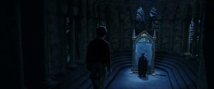 harry potter and the sorcerers stone cinematography by john seale interior night medium wide shot over the shoulder artificial light shot 067