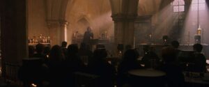harry potter and the sorcerers stone cinematography by john seale medium wide shot two shot backlight artificial light shot 033
