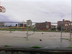 hoop dreams cinematography by peter gilbert day establishing shot hard light sunny shot 049