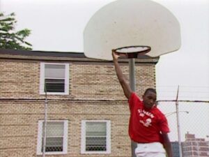hoop dreams cinematography by peter gilbert day medium close up backlight sunny shot 047