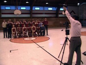 hoop dreams cinematography by peter gilbert day medium close up three shot backlight daylight shot 051