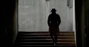 le samoura cinematography by henri deca day medium shot backlight shot 002