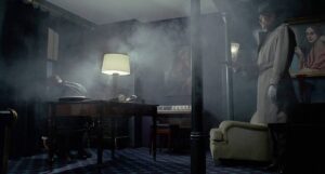 le samoura cinematography by henri deca interior day establishing shot hard light practical light shot 039