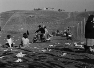 nights of cabiria cinematography by lotello martelli day medium wide shot three shot backlight daylight shot 053