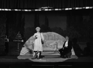 nights of cabiria cinematography by lotello martelli medium wide shot three shot silhouette artificial light shot 017