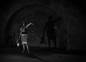 nights of cabiria cinematography by lotello martelli night medium wide shot two shot moonlight shot 055