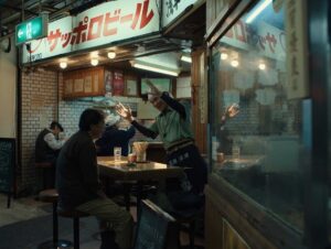 perfect days cinematography by franz lustig day medium shot backlight shot 015