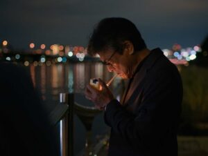 perfect days cinematography by franz lustig night close up artificial light shot 066