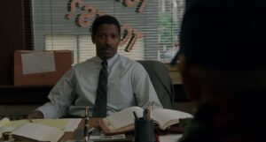 philadelphia cinematography by tak fujimoto close up two shot side lighting shot 054