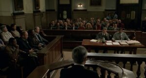 philadelphia cinematography by tak fujimoto interior night medium shot over the shoulder artificial light shot 029