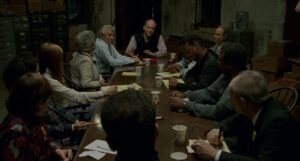 philadelphia cinematography by tak fujimoto night medium close up three shot artificial light shot 052