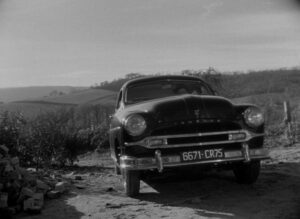 rififi cinematography by philippe agostini exterior day establishing shot hard light daylight car shot 025