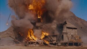 rio bravo cinematography by russell harlan day establishing shot overcast shot 007