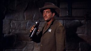 rio bravo cinematography by russell harlan night close up artificial light shot 012