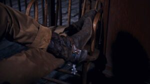 rio bravo cinematography by russell harlan night establishing shot artificial light shot 008