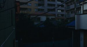 shoplifters cinematography by ry to kond night establishing shot artificial light shot 030