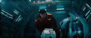 star trek into darkness cinematography by dan mindel interior medium shot two shot artificial light suitcase shot 067