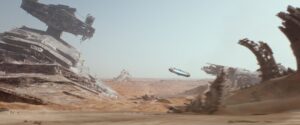 star wars the force awakens cinematography by dan mindel day establishing shot hard light sunny shot 037