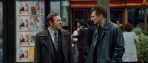 taken cinematography by michel abramowicz exterior day medium close up three shot hard light shot 071