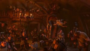 tangled cinematography by al vasquez night establishing shot artificial light shot 055