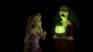 tangled cinematography by al vasquez night medium close up silhouette practical light shot 059