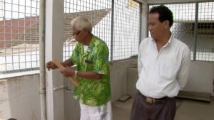 the act of killing cinematography by lars skree day medium close up two shot sunny shot 051