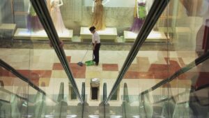 the act of killing cinematography by lars skree day wide shot establishing shot hard light fluorescent shot 020