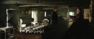 the banshees of inisherin cinematography by ben davis medium wide shot backlight artificial light shot 030