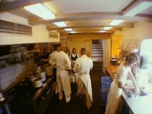 the celebration cinematography by anthony dod mantle interior day medium shot three shot side lighting fluorescent shot 023