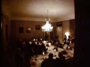 the celebration cinematography by anthony dod mantle wide shot three shot backlight shot 064