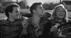 the last picture show cinematography by robert surtees day extreme close up three shot hard light shot 043